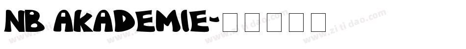 nb akademie字体转换